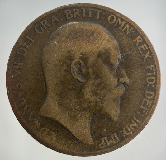 1905 Edward VII One Penny Coin | Collectable Grade