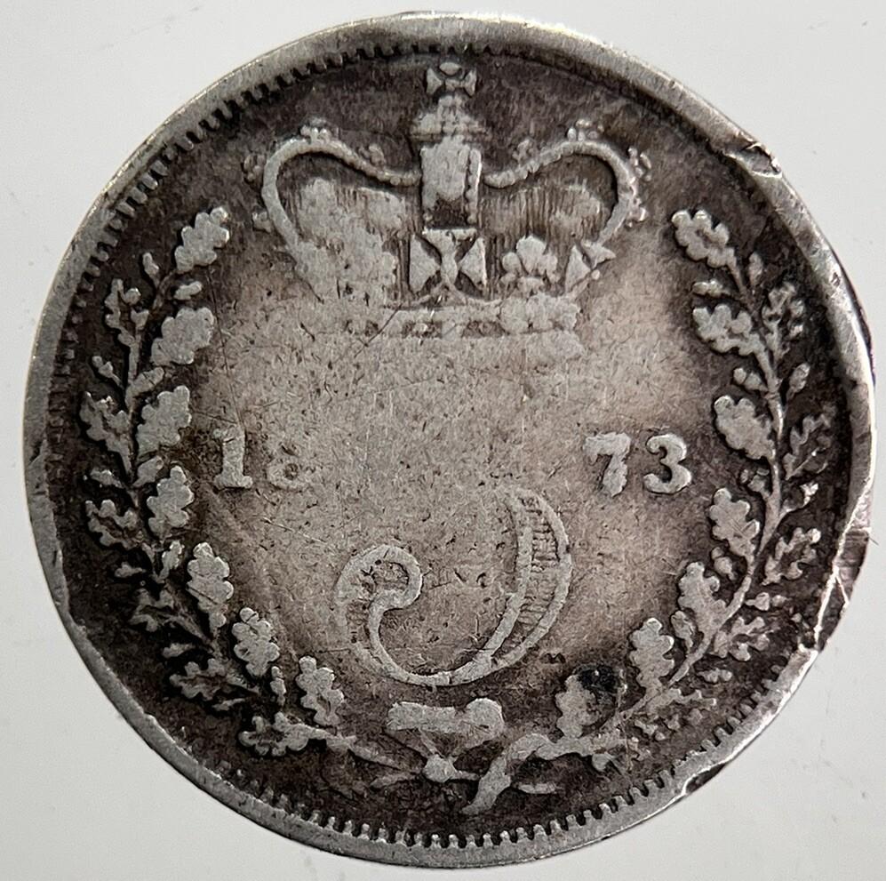 1873 Victoria Threepence Silver Coin | Collectable Grade | a5330