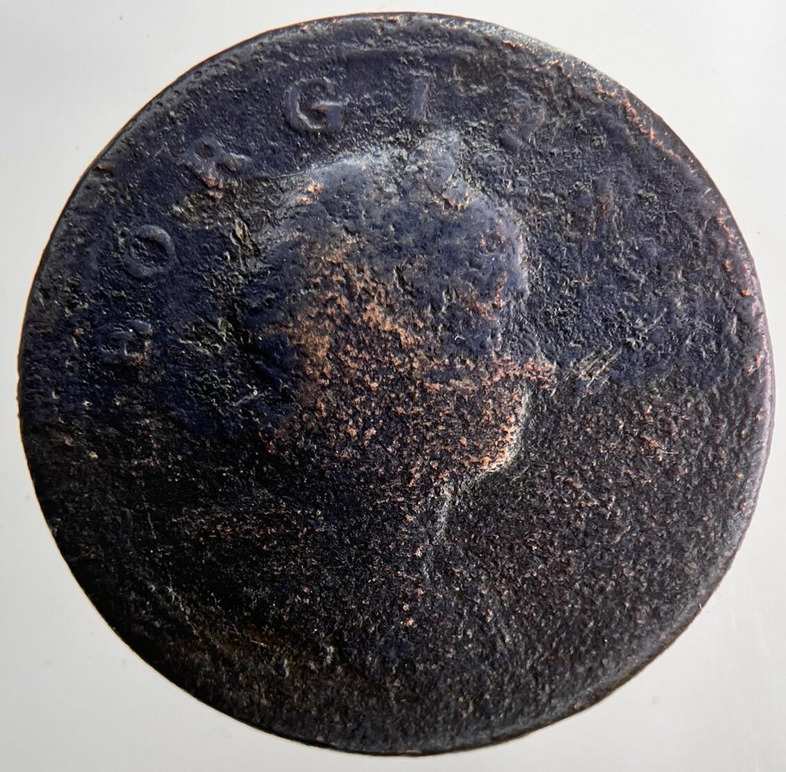 1723 George I 1st Half-Penny Coin | Collectable Grade | a6430