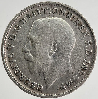 1918 George V Threepence Silver Coin | Fine Collectable Grade | a8448