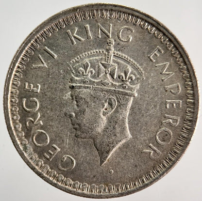 1945 India 1/2 Half Rupee Silver Coin | Very High Grade | a624
