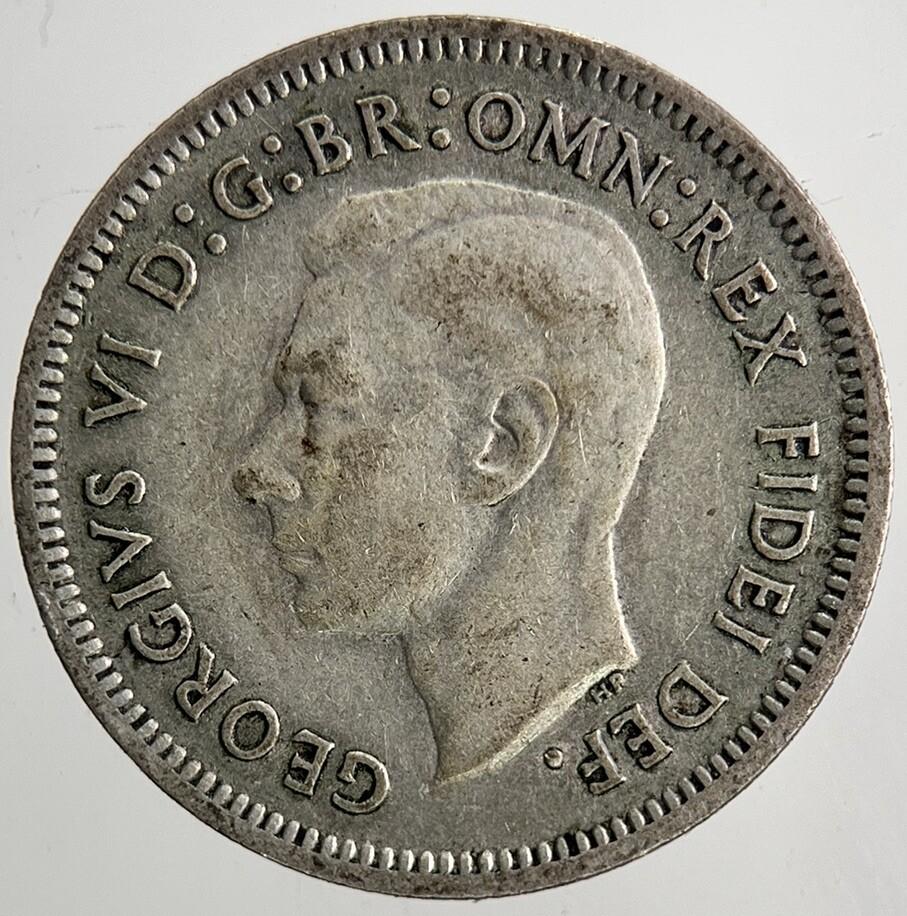 1951 Australia Sixpence Silver Coin | Fine Collectable Grade | a6440