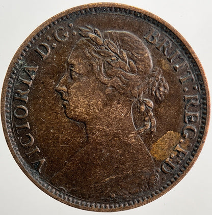1881 Victoria Farthing Coin | Fine Collectable Grade | a5032