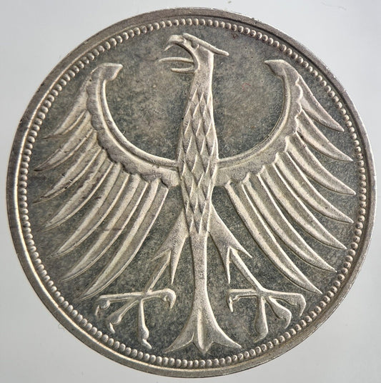 1973 Germany 5 Mark Silver Coin | Very High Grade | a6473