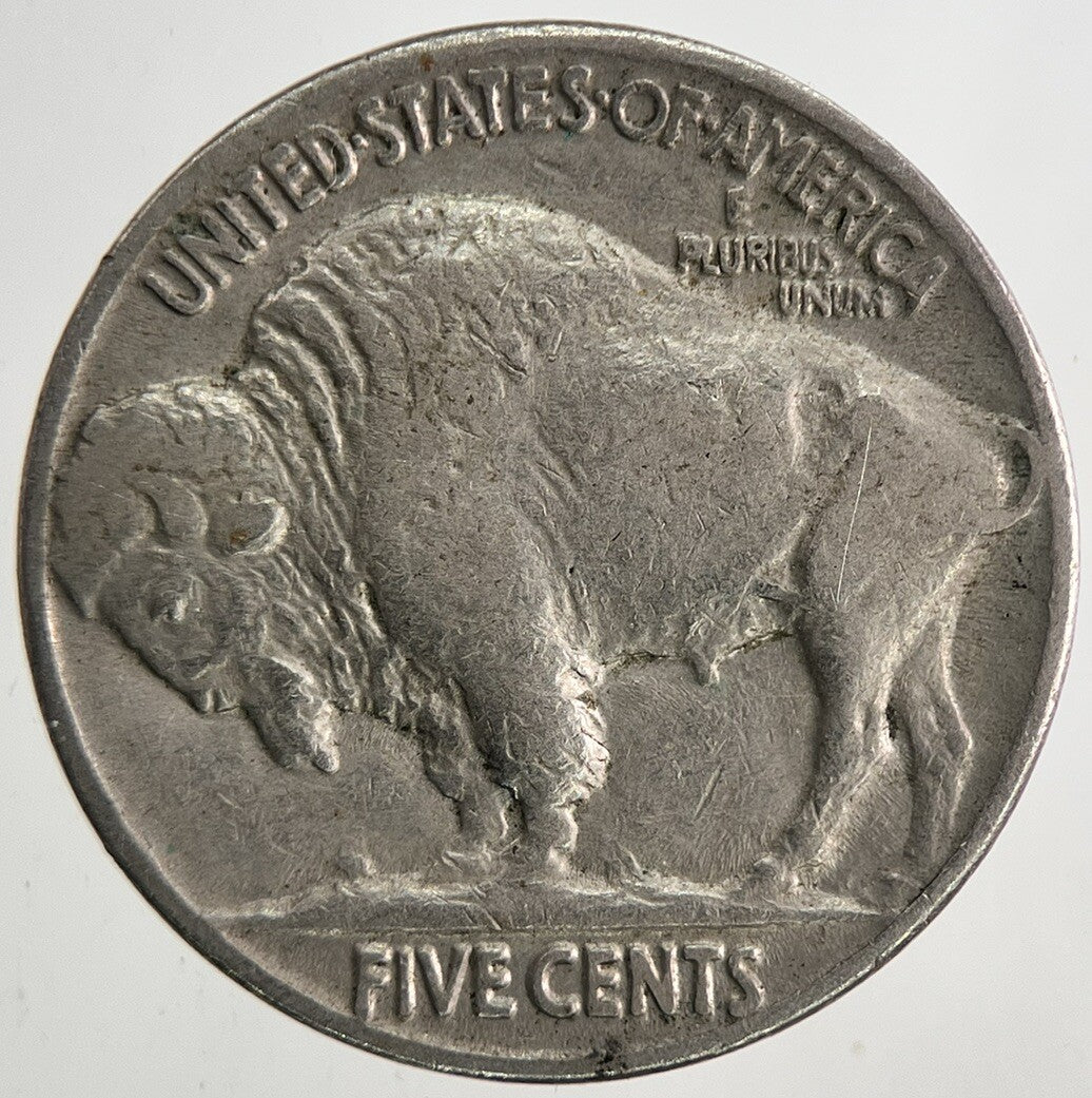 1937 US USA Buffalo Indian Head Nickel Coin | Very High Grade | a6807