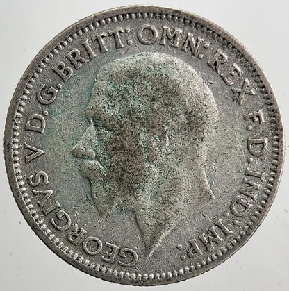 1934 George V Sixpence Silver Coin | Fine Collectable Grade | a5422