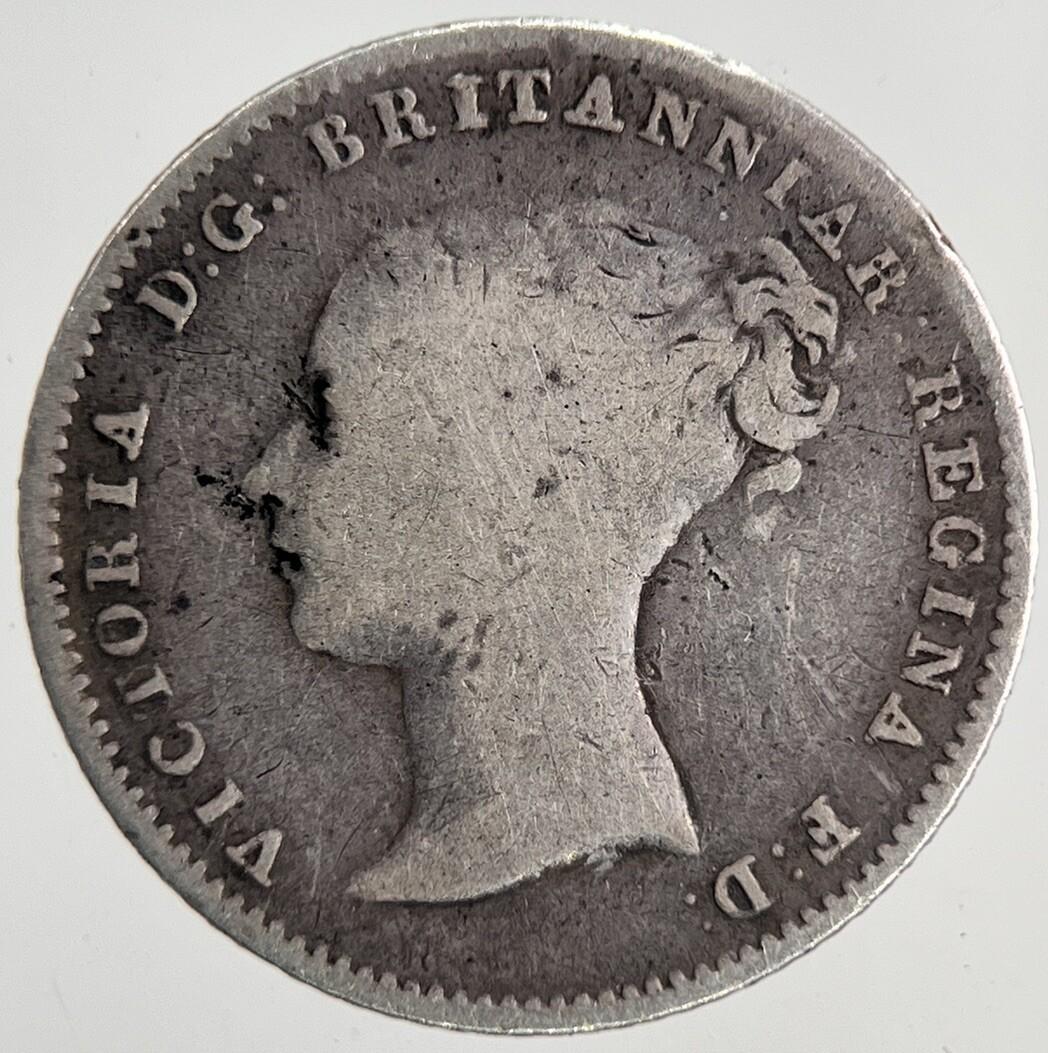 1842 Victoria Groat Four-Pence Silver Coin | Fine Collectable Grade | a6842