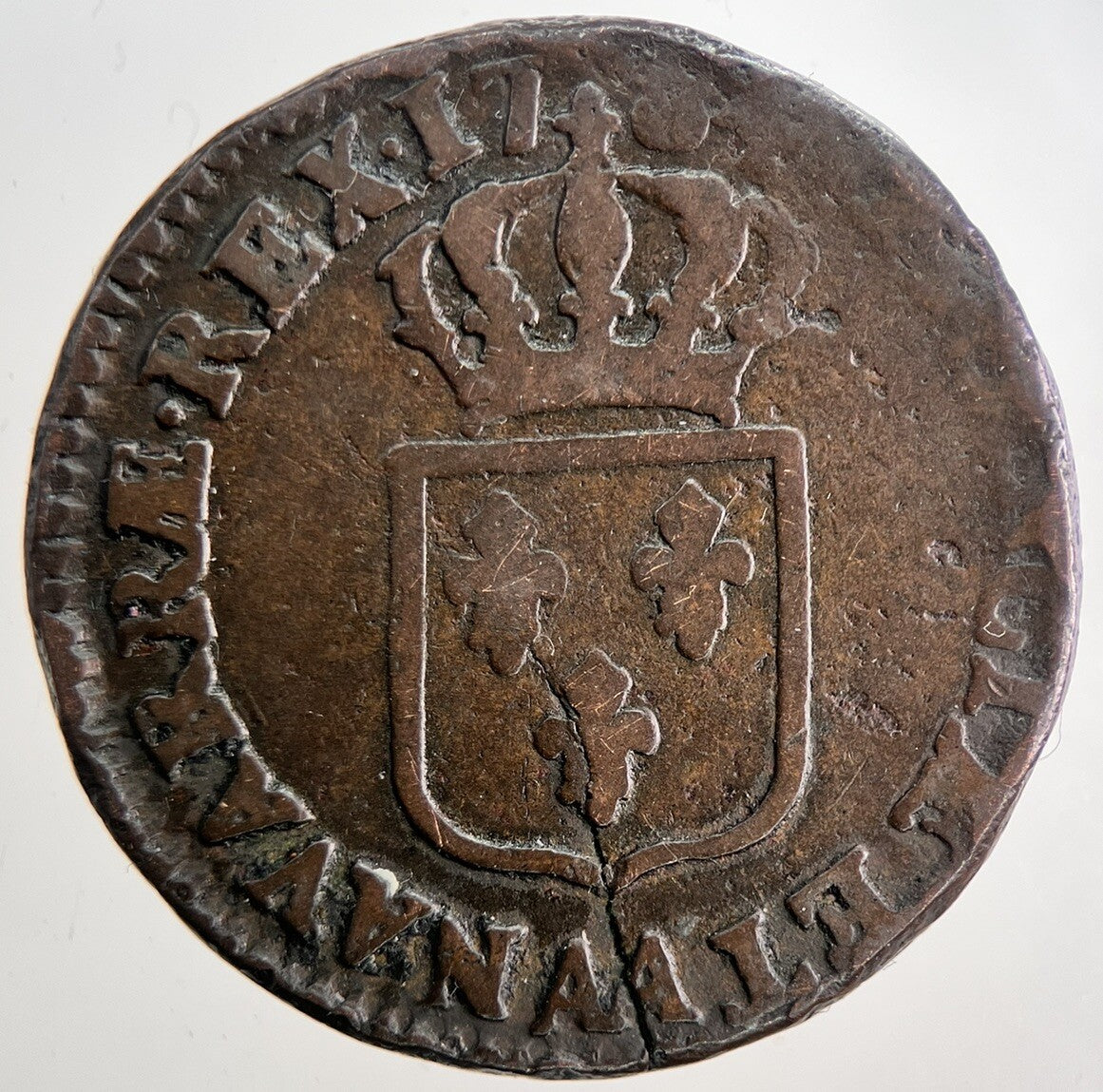 1784 Louis XVI France 1 Sol Coin | Fine Collectable Grade | a6476