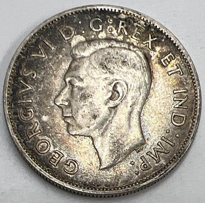 1940 Canada 50 Cents | Canadian Silver Coin | Collectable Grade | a554