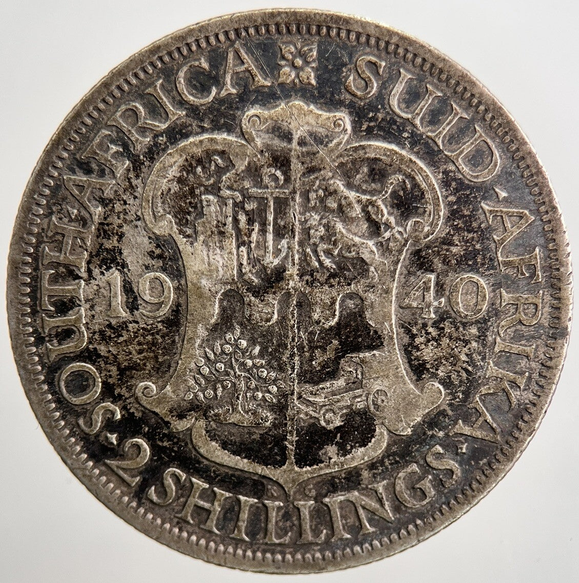 1940 South Africa Florin Silver Coin | Fine Collectable Grade | a5514