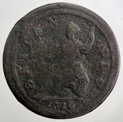 1726 George I 1st Half-Penny Coin | Collectable Grade | a5074