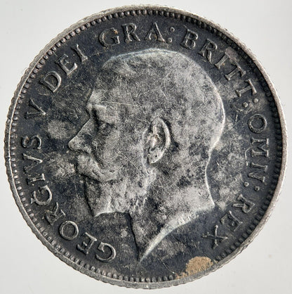 1912 George V Sixpence Silver Coin | Fine Collectable Grade | a6848