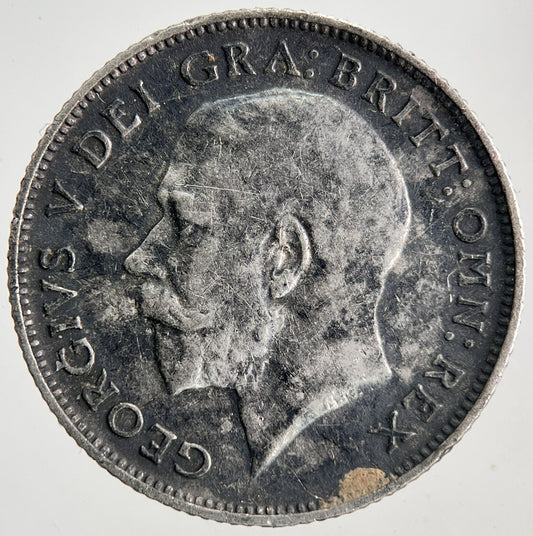 1912 George V Sixpence Silver Coin | Fine Collectable Grade | a6848