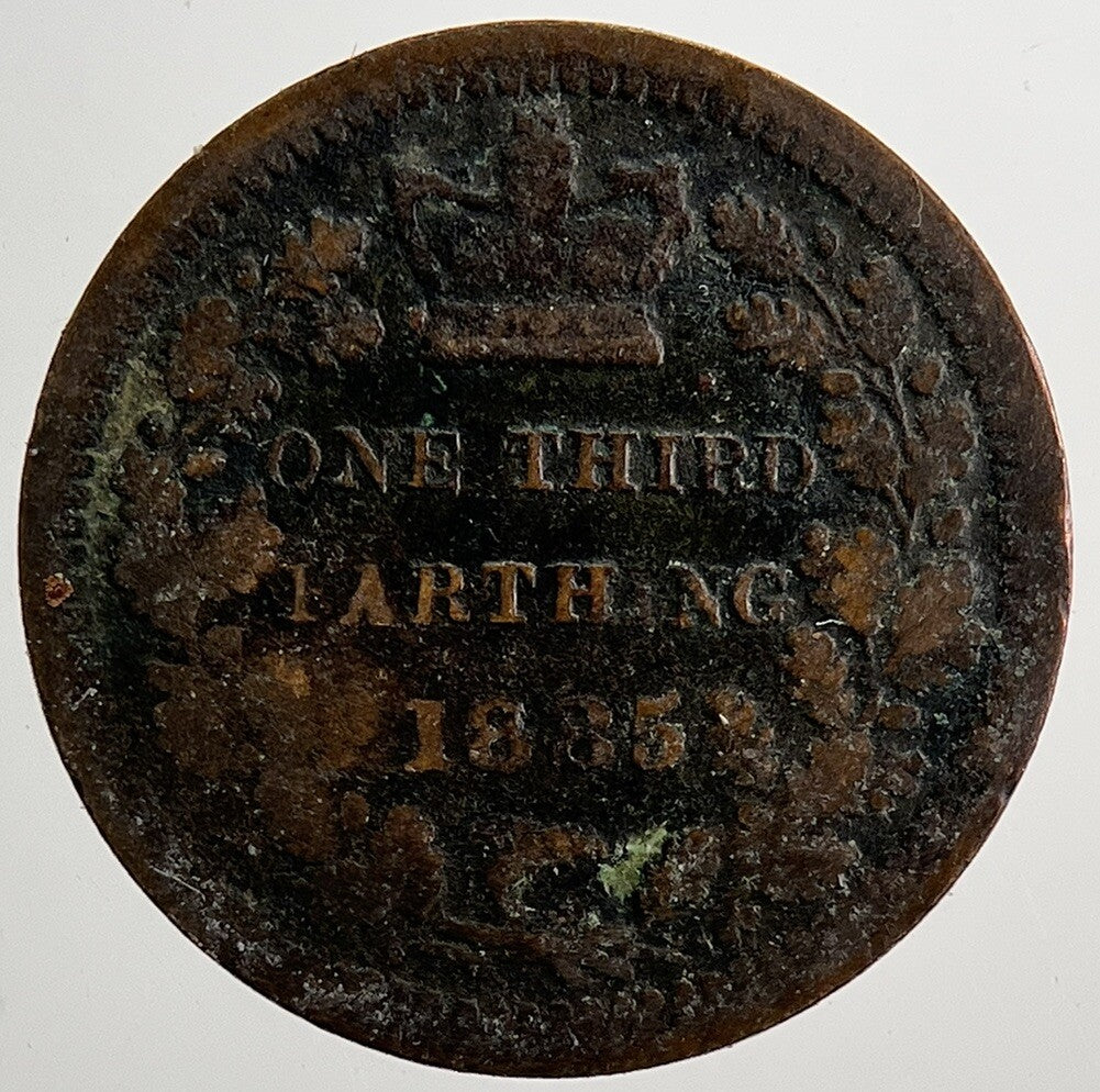 1885 Victoria 1/3 One Third Farthing Coin | Collectable Grade | a5037