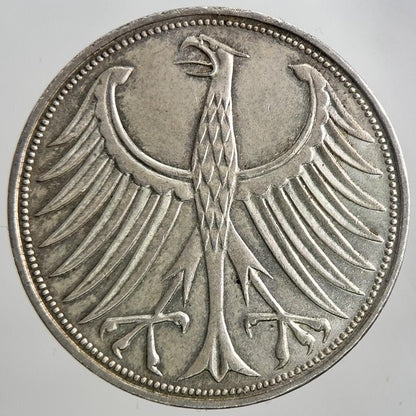 1970 Germany 5 Mark Silver Coin | Very High Grade | a6470