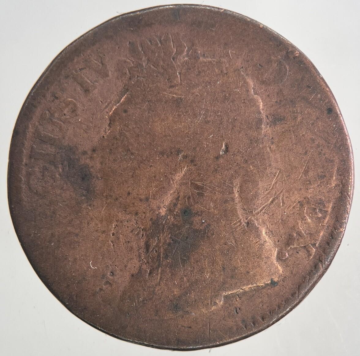 1823 George IV Irish Hibernia Half-Penny Coin | Collectable Grade | a6821