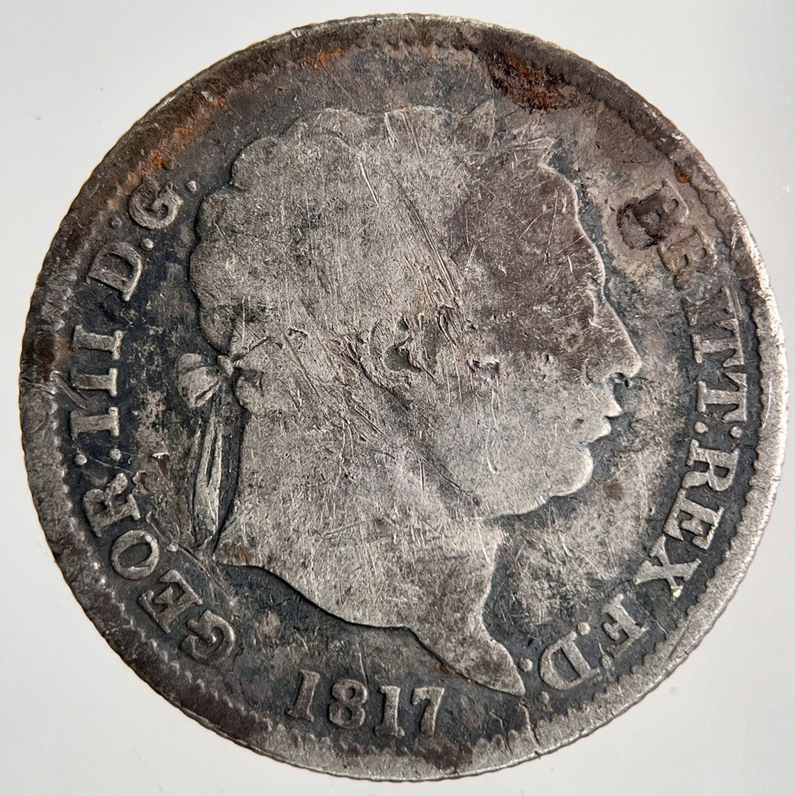 1817 George III 3rd Shilling Silver Coin | Collectable Grade | a6849