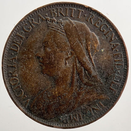 1896 Victoria Farthing Coin | Fine Collectable Grade | a5033