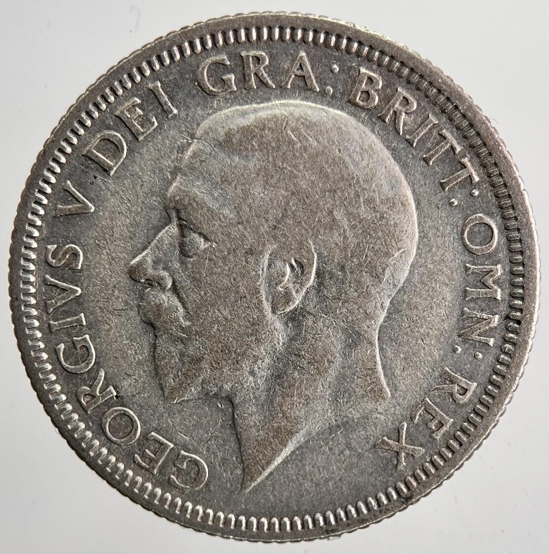 1933 George V Shilling British Silver Coin | Fine Collectable Grade | a6418