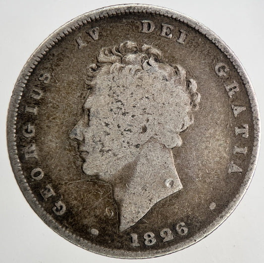 1826 George IV Shilling Silver Coin | Collectable Grade | a6813