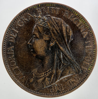 1901 Victoria Half-Penny Coin | Very High Grade