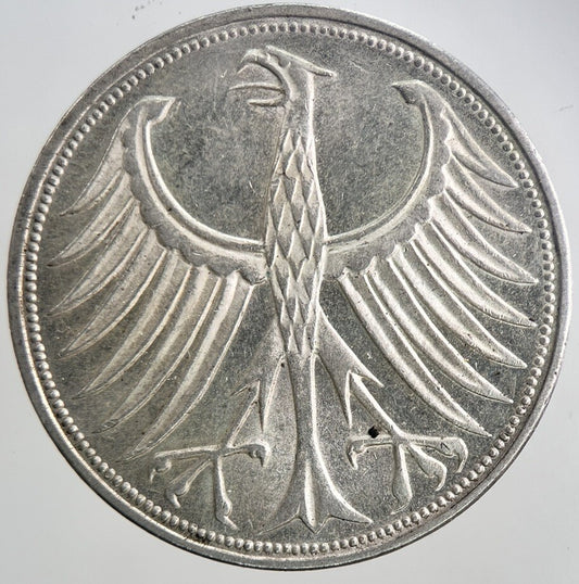 1972 Germany 5 Mark Silver Coin | Very High Grade | a6472