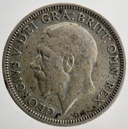 1934 George V Shilling British Silver Coin | Fine Collectable Grade | a6421