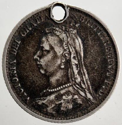 1887 Victoria Sixpence Silver Coin | Very High Grade | a5353