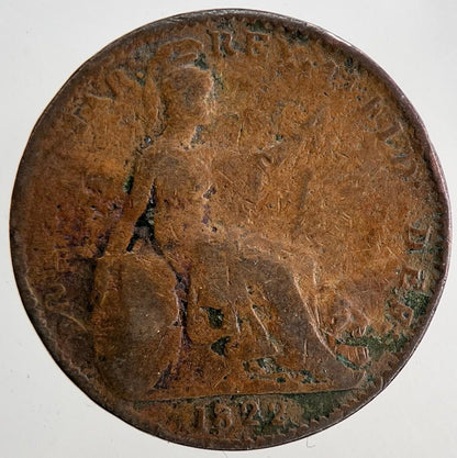 1822 George IV Farthing Coin | Collectable Grade | a6799
