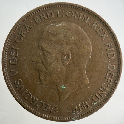 1936 George V One Penny Coin | Fine Collectable Grade
