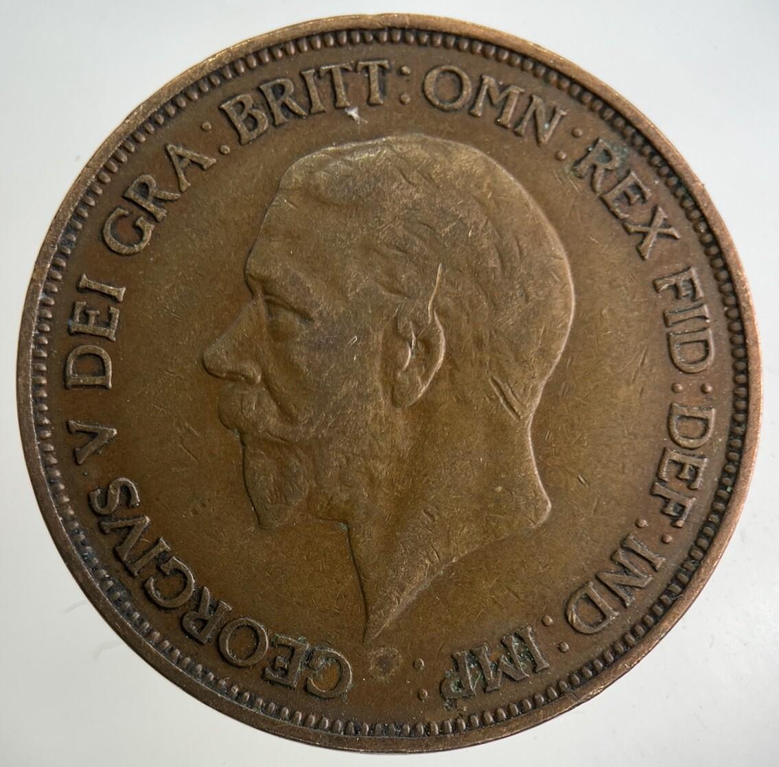 1936 George V One Penny Coin | Fine Collectable Grade