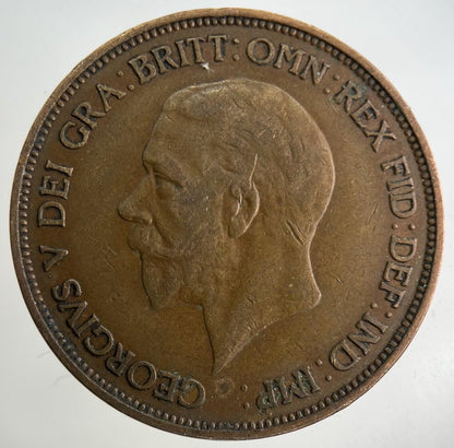 1936 George V One Penny Coin | Fine Collectable Grade