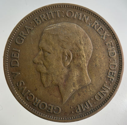 1928 George V One Penny Coin | Collectable Grade
