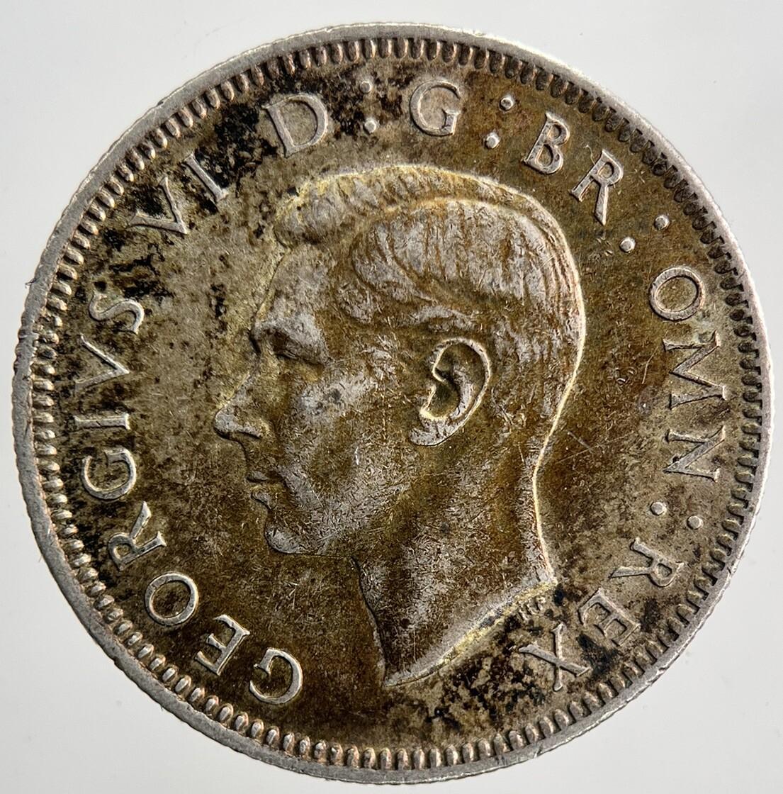 1942 George VI British Shilling Silver Coin | Very High Grade | a6414