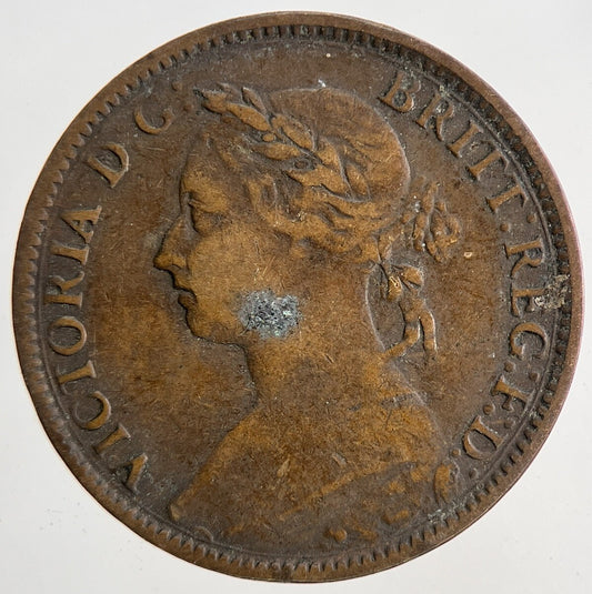 1885 Victoria Farthing Coin | Fine Collectable Grade | a6798