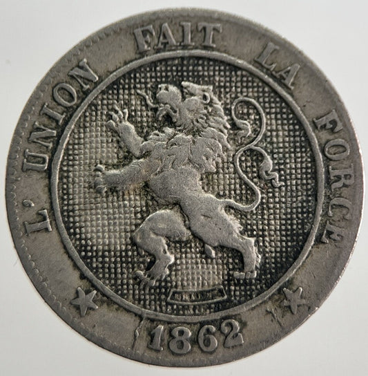 1862 Belgium 5 Cents Coin | Very High Grade | a8992