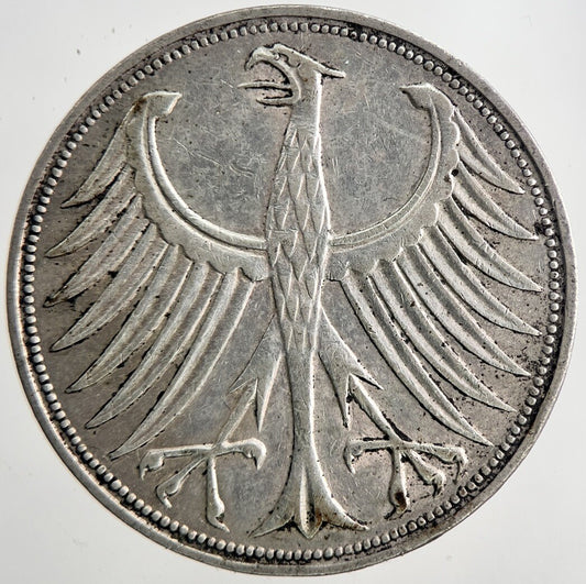 1951 Germany 5 Mark Silver Coin | Very High Grade | a6474