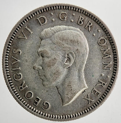 1937 George VI British Shilling Silver Coin | Very High Grade | a6426