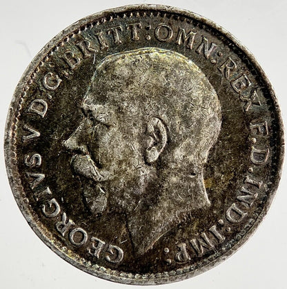 1918 George V Threepence Silver Coin | Very High Grade | a8436
