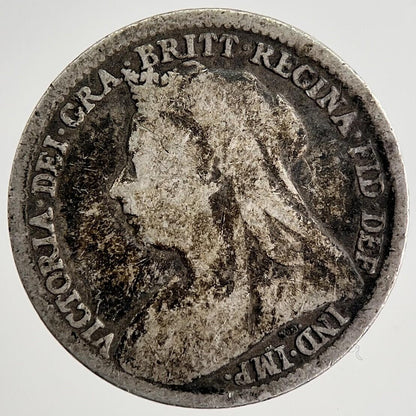 1897 Victoria Threepence Silver Coin | Collectable Grade | a8469