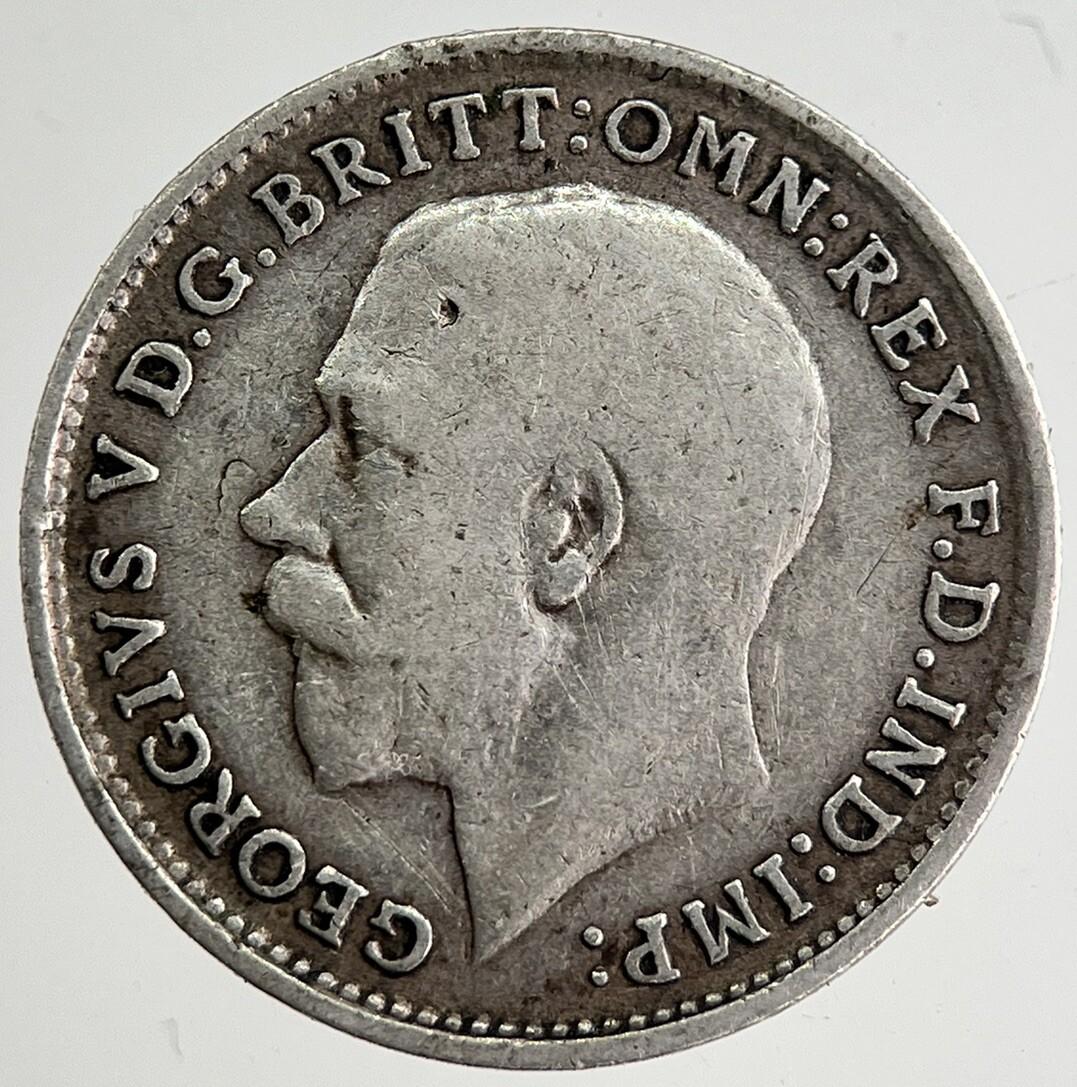 1919 George V Threepence Silver Coin | Fine Collectable Grade | a8452
