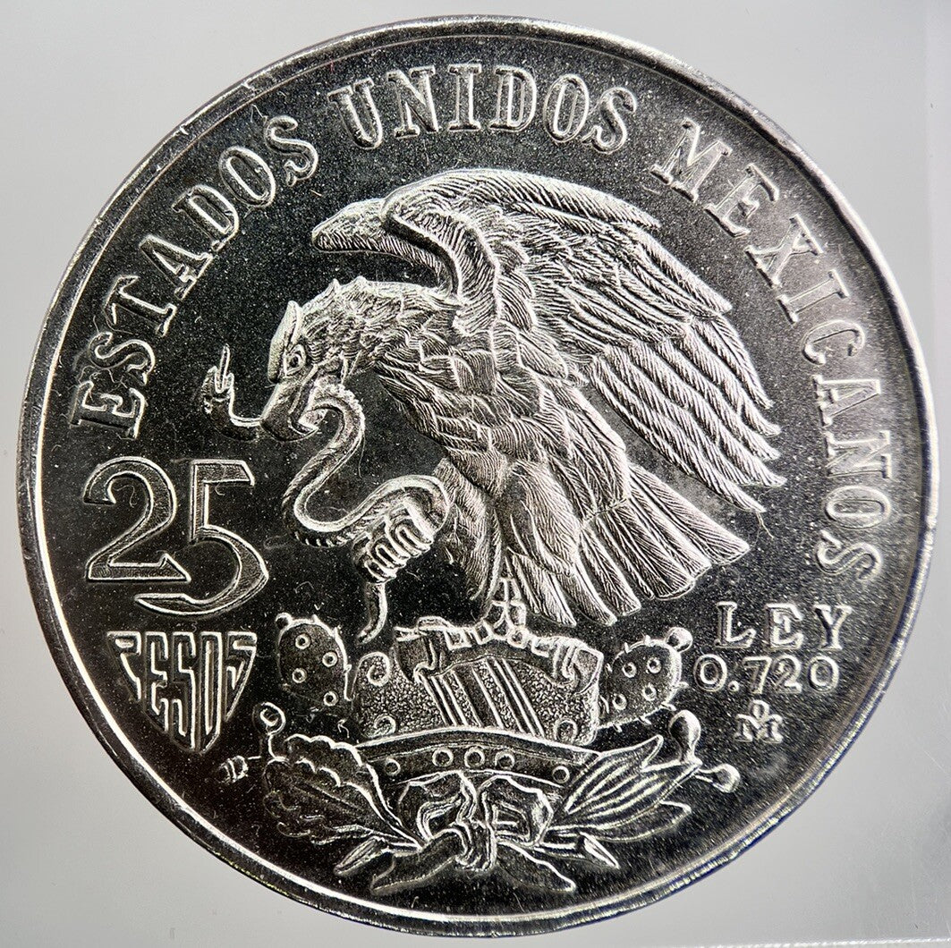 1968 Mexico 25 Pesos Silver Coin | Very High Grade | a852
