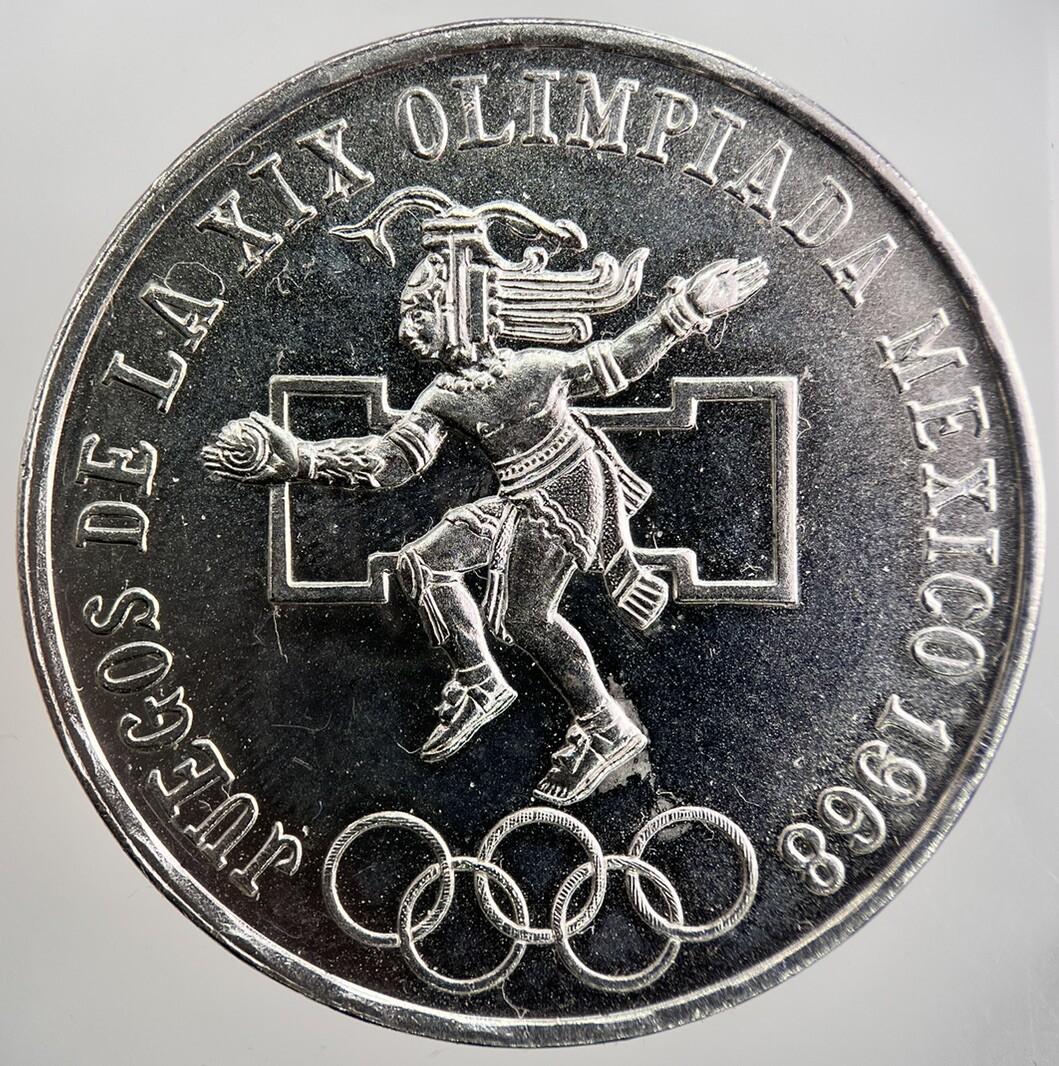 1968 Mexico 25 Pesos Silver Coin | Very High Grade | a852