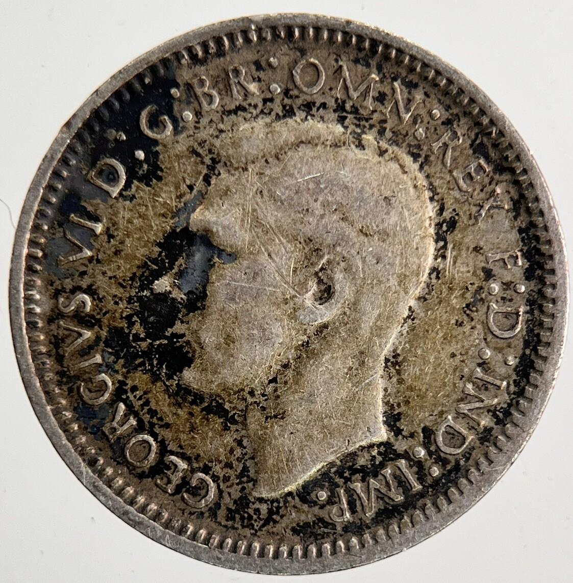 1943 Australia Threepence Silver Coin | Fine Collectable Grade | a6896