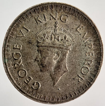 1943 India 1/2 Half Rupee Silver Coin | Very High Grade | a629