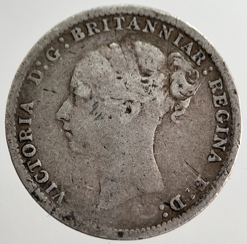 1885 Victoria Threepence Silver Coin | Collectable Grade | a8666