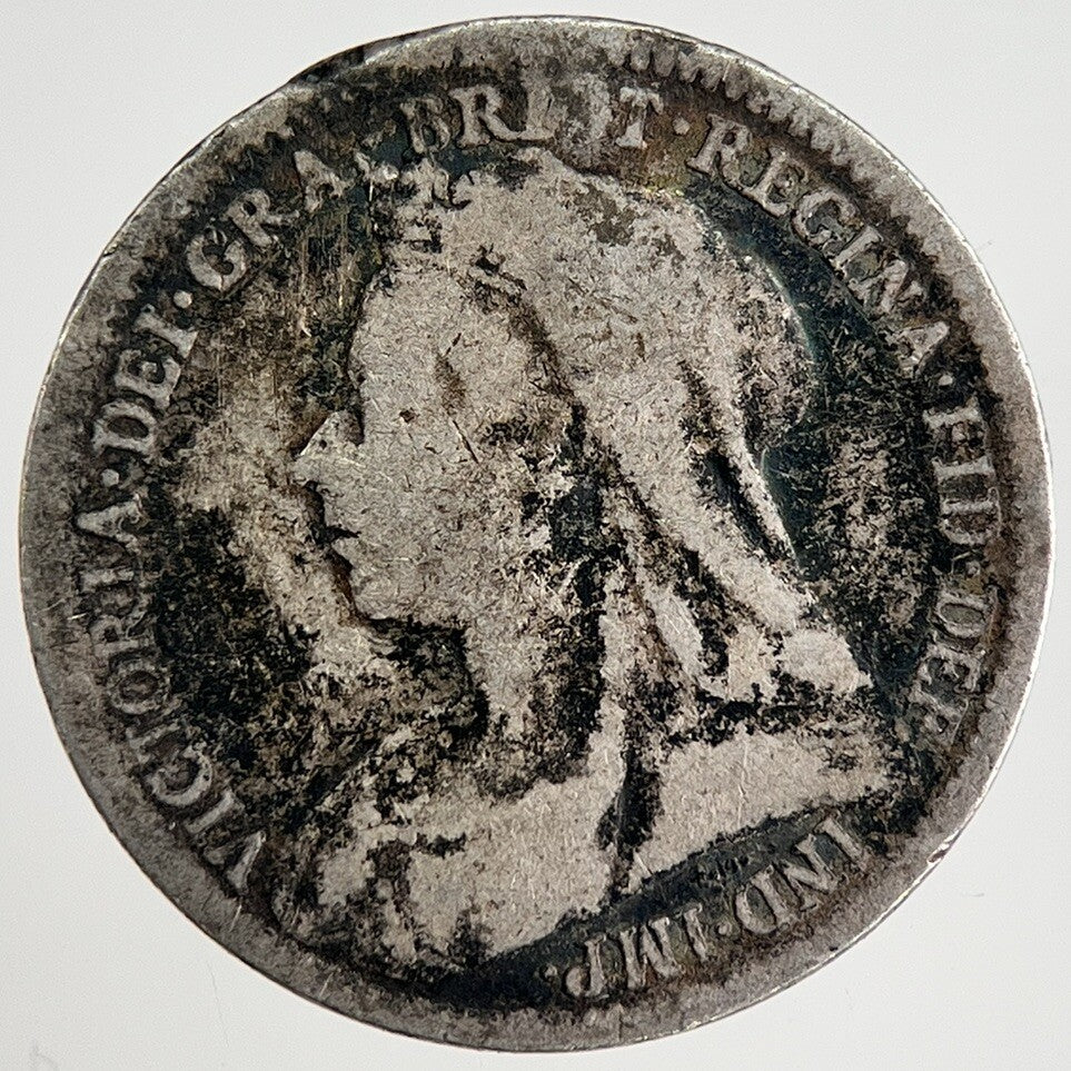 1899 Victoria Threepence Silver Coin | Collectable Grade | a8480