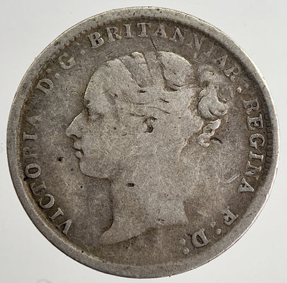 1884 Victoria Threepence Silver Coin | Collectable Grade | a8467