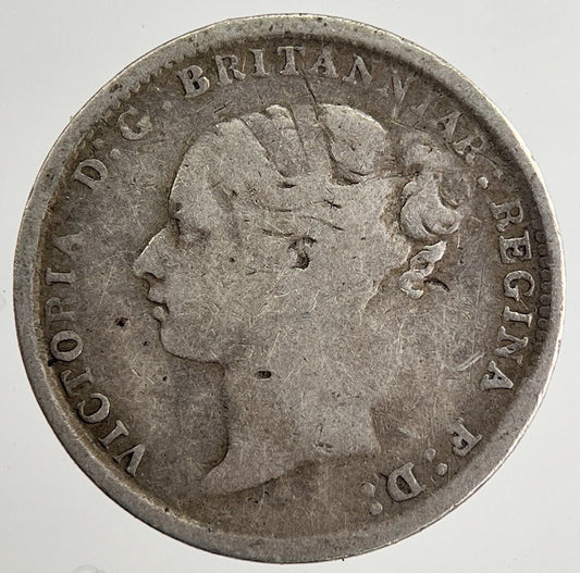 1884 Victoria Threepence Silver Coin | Collectable Grade | a8467