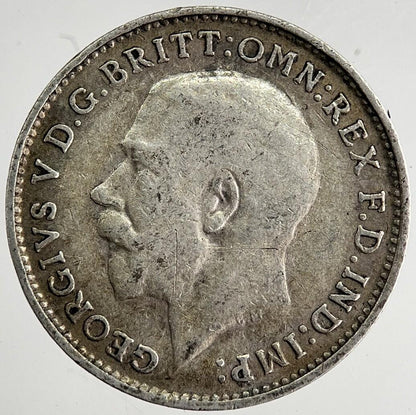 1917 George V Threepence Silver Coin | Very High Grade | a8434